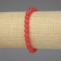 Bracelet Tourmaline smooth round bead 6mm+-, length 18cm+- stretch