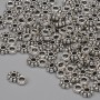 Pendant Silver Metal Colour, diameter 7x4.5mm+- loop hole 1.5mm+-, pack of 84pcs+