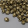 Bronze-Tone Metal Spacer Beads, Diameter 6x4.5mm+- Hole 1.5mm+- Pack of 36pcs+