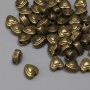 Bead Spacer Finding, Bronze Metal Colour, Diameter 5.5x5.5mm+/-, Hole 1.78mm+/-, Pack of 44pcs+