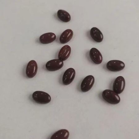Jewellery Finding Cabochon Mini Oval Red Jasper, Diameter 8x5mm+