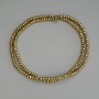 Hematite Beads Gold Colour Faceted Rondelle 3x2mm+/- on Fishing Line, Length 40cm+