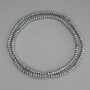 Hematite Beads Silver Colour Square Rondelle 3x2mm+- on Thread, length 40cm+