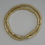 Hematite Beads Gold Colour Square Rondelle 4x2mm+- on Thread, 40cm+ length