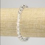 Rock Crystal Bracelet Smooth Round Beads, diameter 6.5mm+-, length 18cm+- stretch