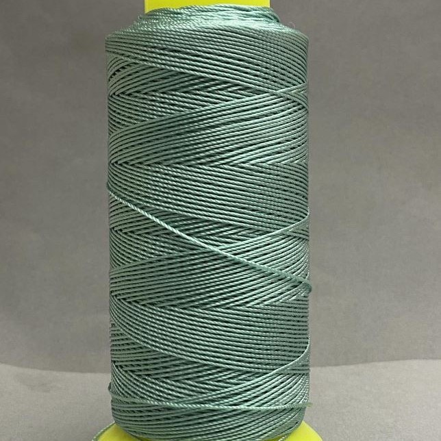 Thread Bobbin, light olive green, diameter 0.9mm, nylon for crafts 300m