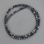 Hematite Rhombus Beads 4x4mm+/-, on strand, length 40cm+