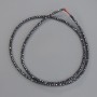 Hematite Faceted Round Beads 2mm+/-, on strand, length 38cm+