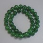 Chrysoprase Beads Smooth Sphere 10mm Ø, 38cm ± length on thread