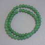 Jade Beads Smooth Round, Diameter 6.5mm+/-, Length 39cm+/- on Fishing Line