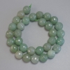 Nephrite Beads, Faceted Round Beads, 12mm Diameter, 39cm Length, on Thread