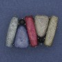 Brooch Pendant Accent with Aquarium Effect Silver-Tone Metal 43x27mm+