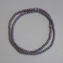 Hematite Rainbow Beads round smooth ball 3mm+- on thread, length 39cm+