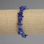 Lapis Lazuli Chip Bracelet 4-8x1-3mm+-, length 18cm+- stretch