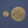 Magnetic Brooch Accent 40mm+/- Gold-Tone Metal
