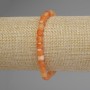 Jade Masha­n Faceted Cube Beaded Bracelet, 5x5mm diameter, 18cm length stretch