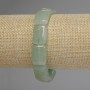 Bracelet Nephrite Rectangles, diameter 18x13mm, length 18cm stretch