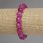 Tourmaline Bead Bracelet, smooth sphere 10mm, stretchy length 18cm