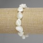 Bracelet Mother-of-Pearl Cabochon, diameter 12-13, 5×10-11mm ±, length 18cm stretch