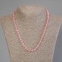Tourmaline Beaded Necklace with Faceted Cubes, 5x5 mm, 50 cm length +- with clasp
