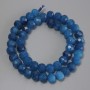 Apatite Beads, Faceted Rondelle, 10×8 mm diameter, 5 mm±, 38 cm± length on thread