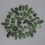 Jadeite Chip Butterfly Beads, diameter 9-14x4-7mm+-, seed beads 3mm+-, length 43cm+- on a thread