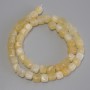 Citrine Beads Cube, diameter 7.5x7.5mm+-, length 37cm+- on fishing line