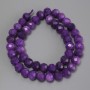 Sugilite Beads Faceted Rondelle, 10x8mm diameters, approx 38cm length on thread