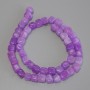 Lavender Amethyst Cube Beads, 7.5×7.5mm, 38cm length on a thread