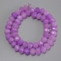 Lavender Amethyst Beads, Faceted Rondelle, 10x7.5mm, 5mm±, Length 37cm± onThread