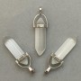 Cat's Eye Pendant, Hexagonal Crystal Ball, 8x31x41mm+