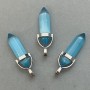 Cat's Eye Pendant Hexagon Crystal Ball 8x31x41mm+