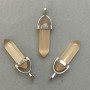 Cat's Eye Pendant Hexagon Crystal Ball 8x31x41mm+