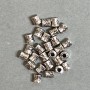 Findings Spacer Bead Metal Colour Silver, Diameter 4x3mm+-, Hole Diameter 2mm+-, Pack 20g (~110pcs)