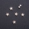 Star Bead Insert Large, 7mm Diameter, 20g Pack +/-52pcs