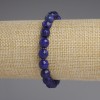 Lazurite Bracelet, Faceted Bead 8mm+-, Length 18cm+- Stretch