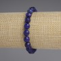Lazurite Bracelet, Faceted Bead 8mm+-, Length 18cm+- Stretch