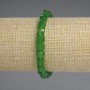 Chrysoprase Bracelet, faceted cube beads, diameter 6.5x6.5mm+/-, length 18cm+/- stretch