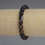 Agate Bracelet, smooth round beads, diameter 8mm+/-, length 18cm+/- stretch