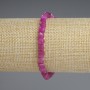 Tourmaline Bracelet, faceted cube 5x5mm+-, length 18cm+- stretch
