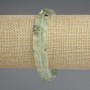 Prehnite Bracelet, rectangular link, diameter 16x12mm+-, length 18cm+- stretch