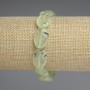 Prehnite Bracelet Oval, diameter 18x13mm+-, length 18cm+- stretch
