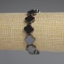 Hematite Bracelet, Clover Beads 12x12mm+-, length 18cm+- stretch