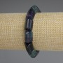 Fluorite Bracelet, Triangular Beads, diameter 14x10x10x10mm+-, length 18mm+- stretch