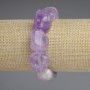Amethyst Tumbled Bracelet, diameter 18-23x13-15mm+-, length 18cm+- stretch