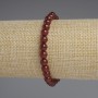 Carnelian Smooth Round Bead Bracelet, diameter 6mm+-, length 18cm+- stretch