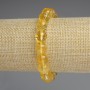 Citrine Smooth Round Bead Bracelet, diameter 10mm+-, length 18cm+- stretch