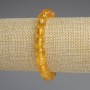 Citrine Smooth Round Bead Bracelet, diameter 8.5mm+-, length 18cm+- stretch