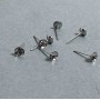 Costume Jewellery Findings, 15x5mm+-, Pack 30pcs