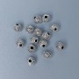 Findings Spacer Bead Metal Colour Silver, Diameter 5x5mm+-, Hole Diameter 1.5mm+-, Pack 20g (~48pcs)